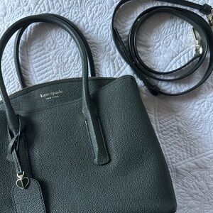 Kate spade olive green purse/bag w/ adjustable strap